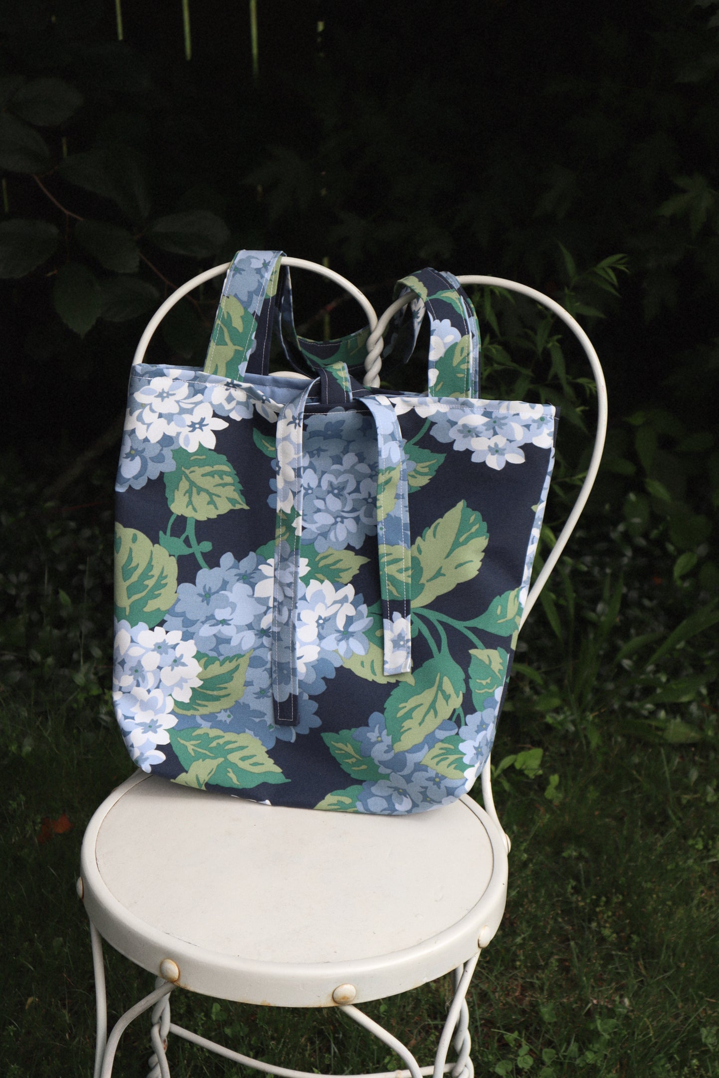 Blue Hydrangea Tote Bag