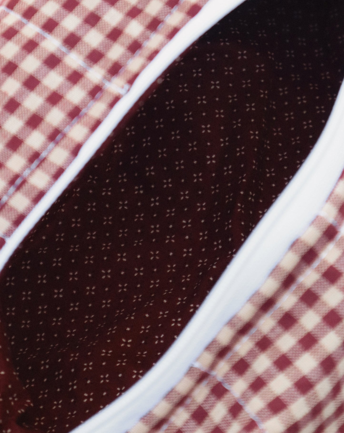Red Gingham Toiletry Bag