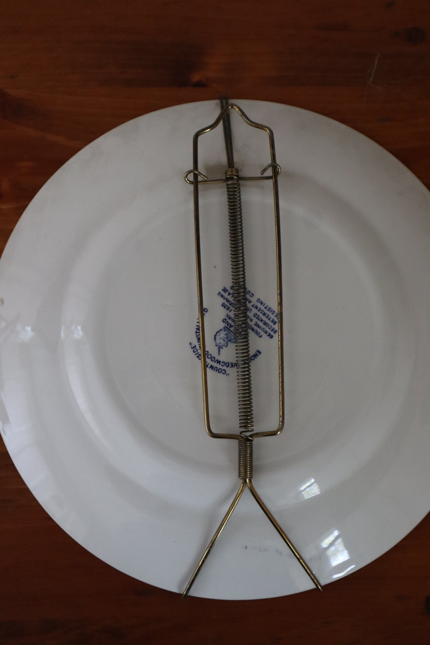 "Countryside" Blue English Plate