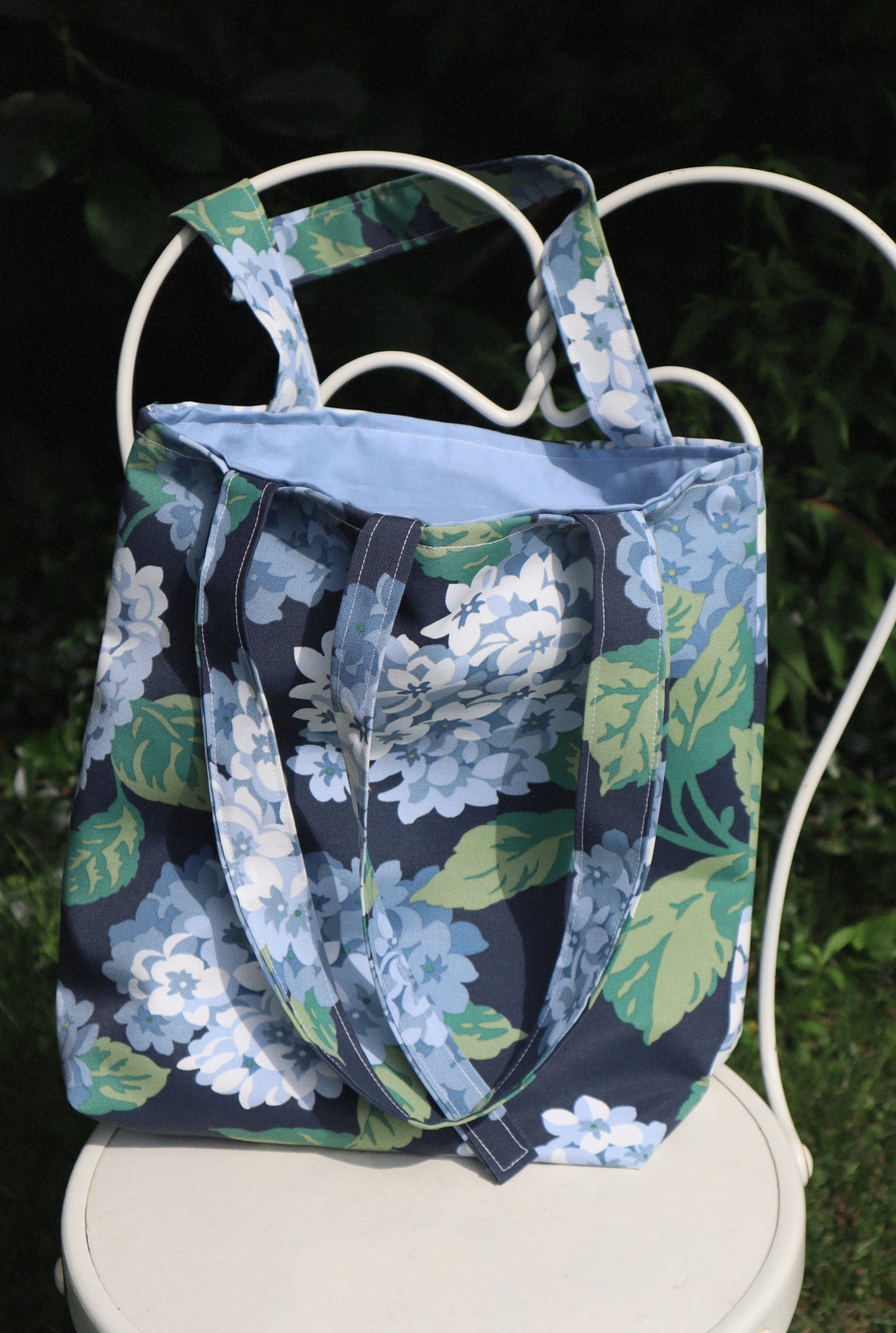 Blue Hydrangea Tote Bag