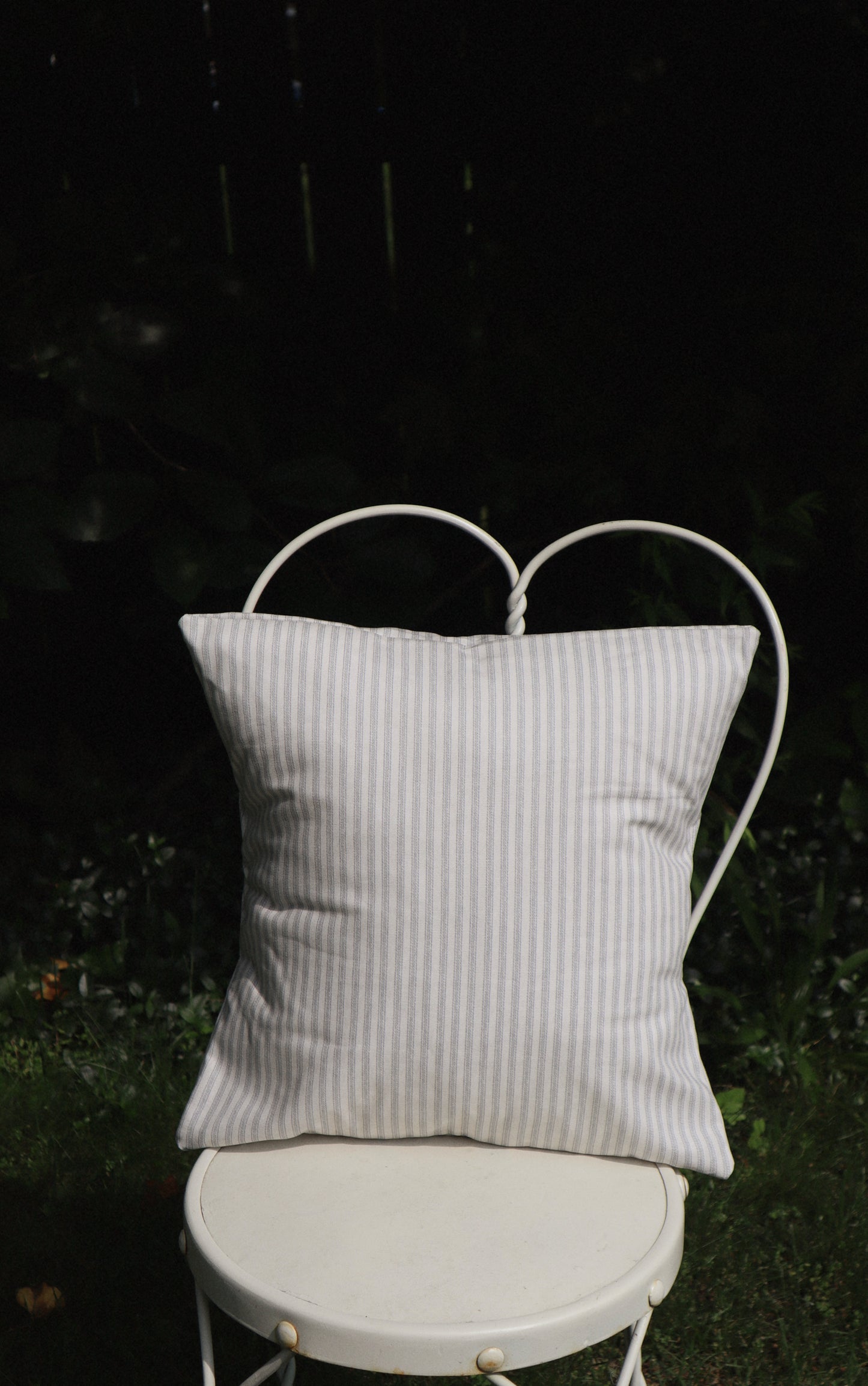 Striped Farmhouse Throw Pillow Cover