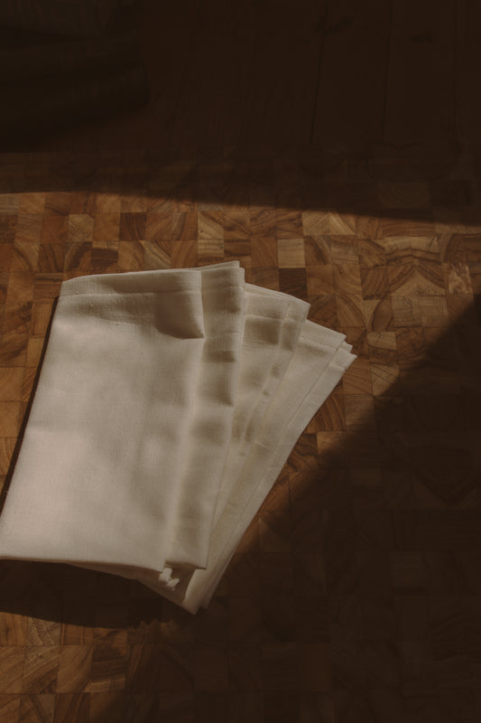 Cream Linen Dinner Napkins