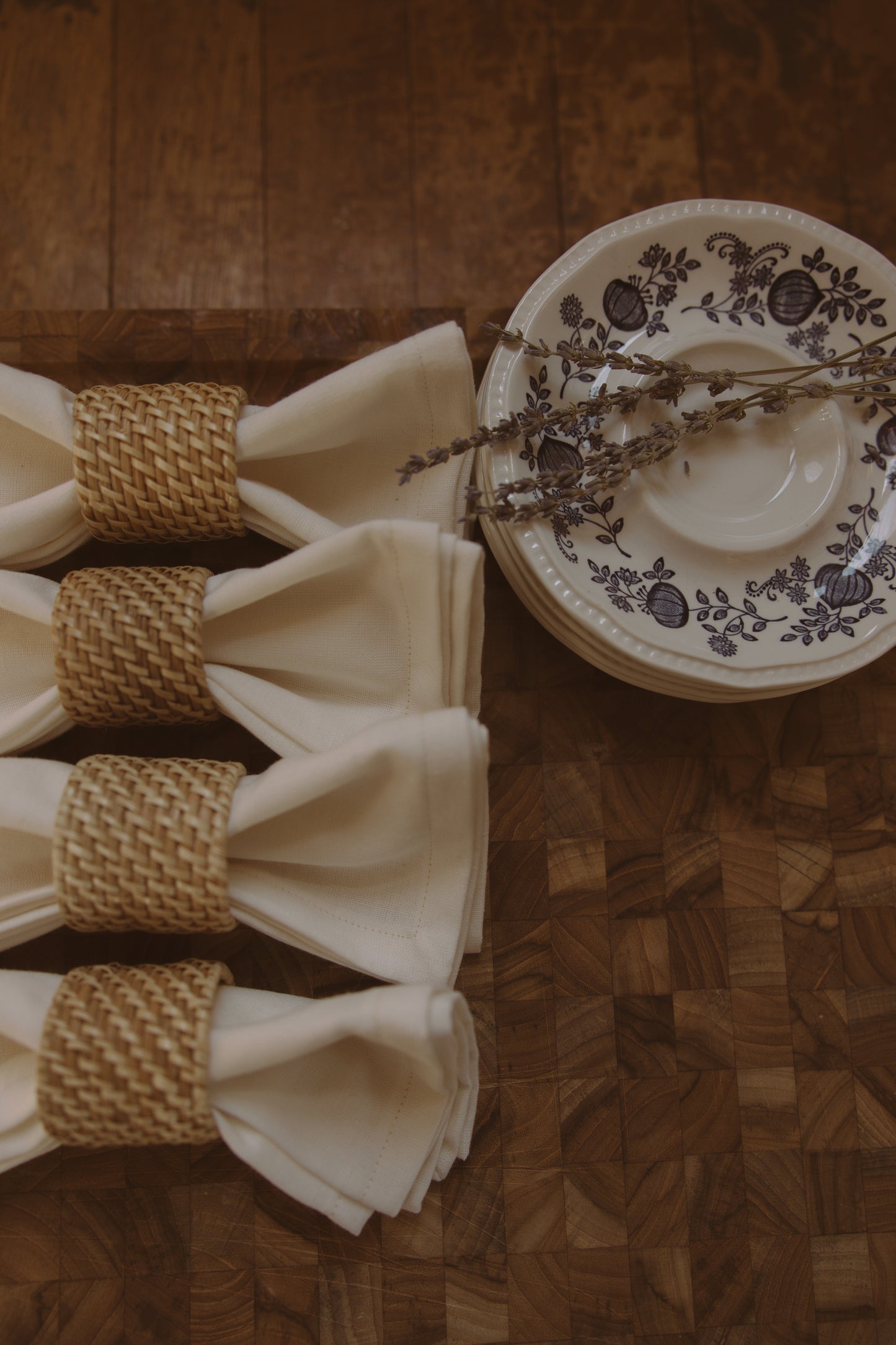 Cream Linen Dinner Napkins