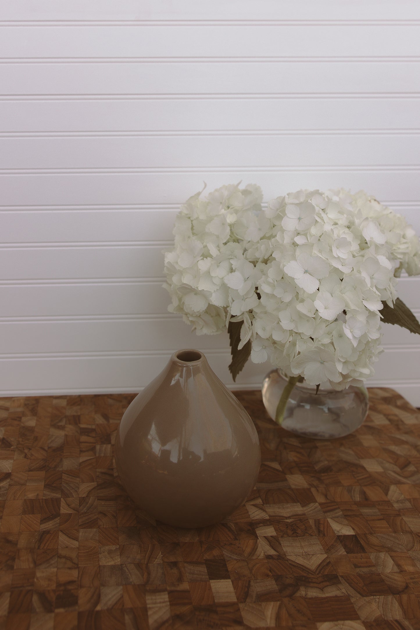 grey ceramic vase