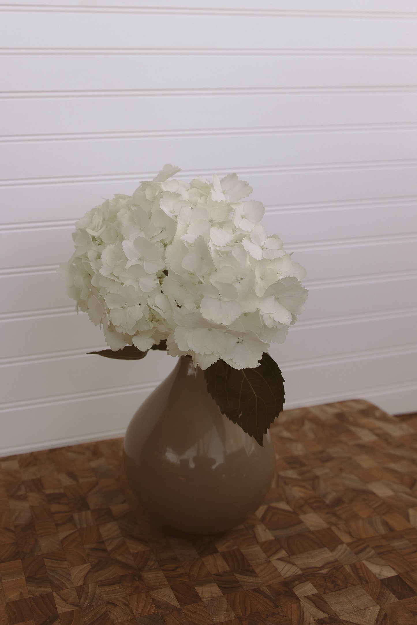 grey ceramic vase
