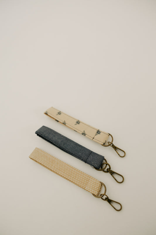 Blue Denim Keychain