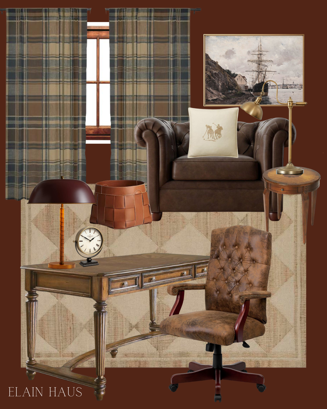 "Old Money" Ralph Lauren Inspired Office