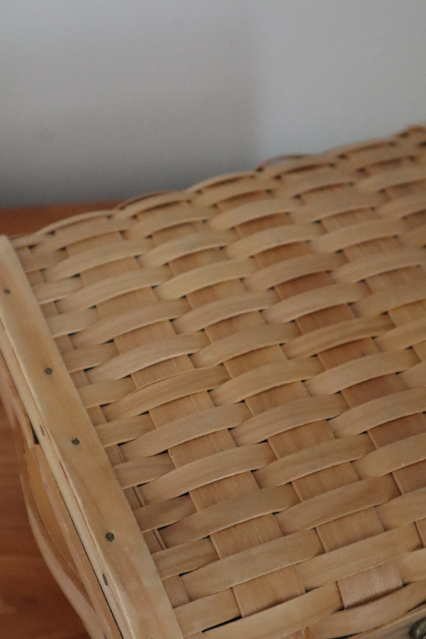 Woven Basket with Lid