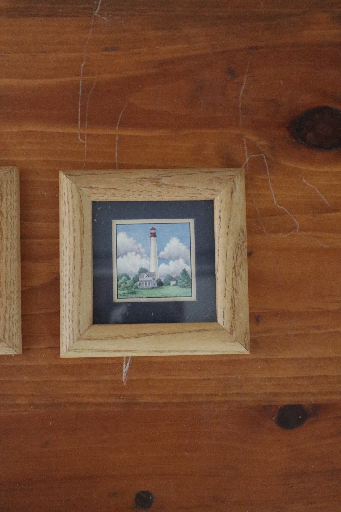 Framed Lighthouse Art (set of two)