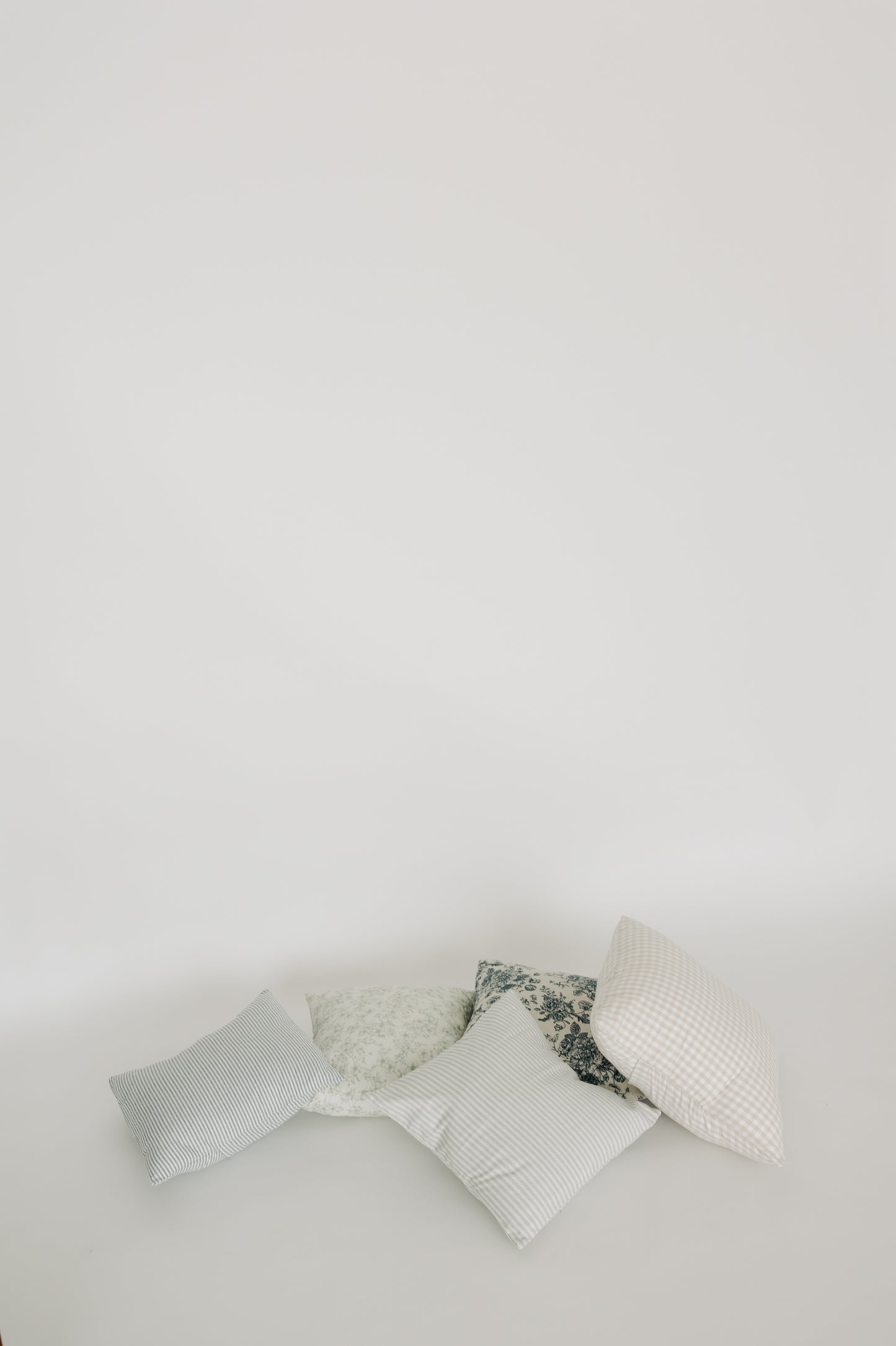 Blue & White Striped Throw Pillow Cover