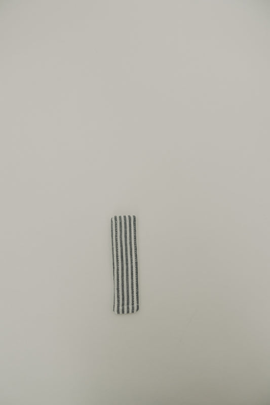 Blue & White Striped Bookmark