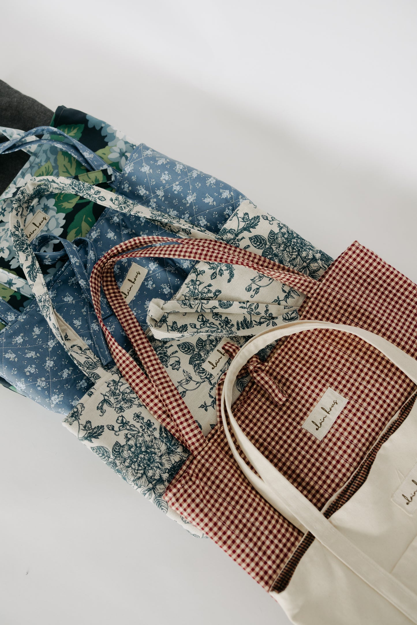 Holly Tote | Quilted Red Gingham Bag