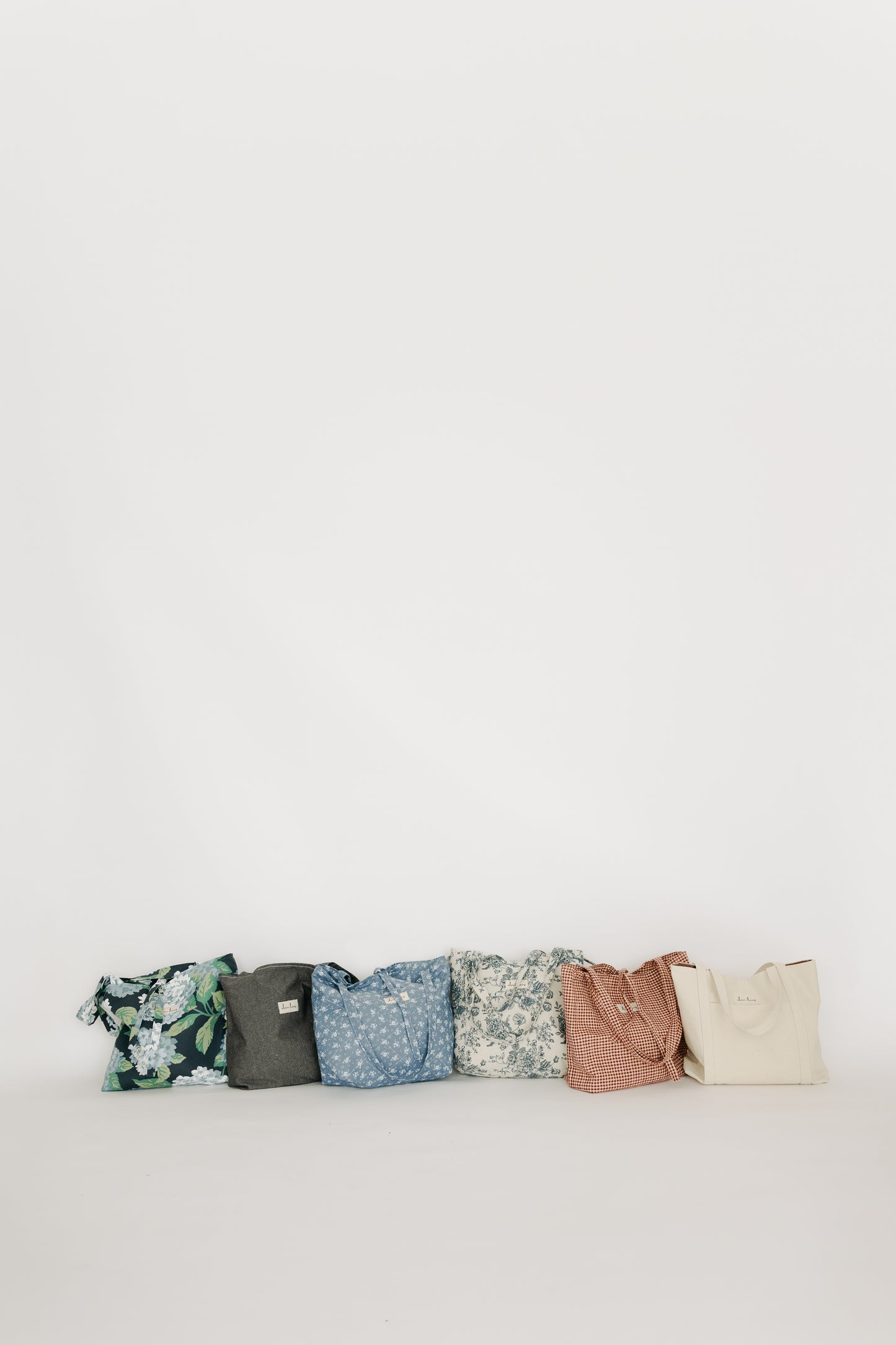 Mirabelle Tote | Quilted Blue Floral Bag