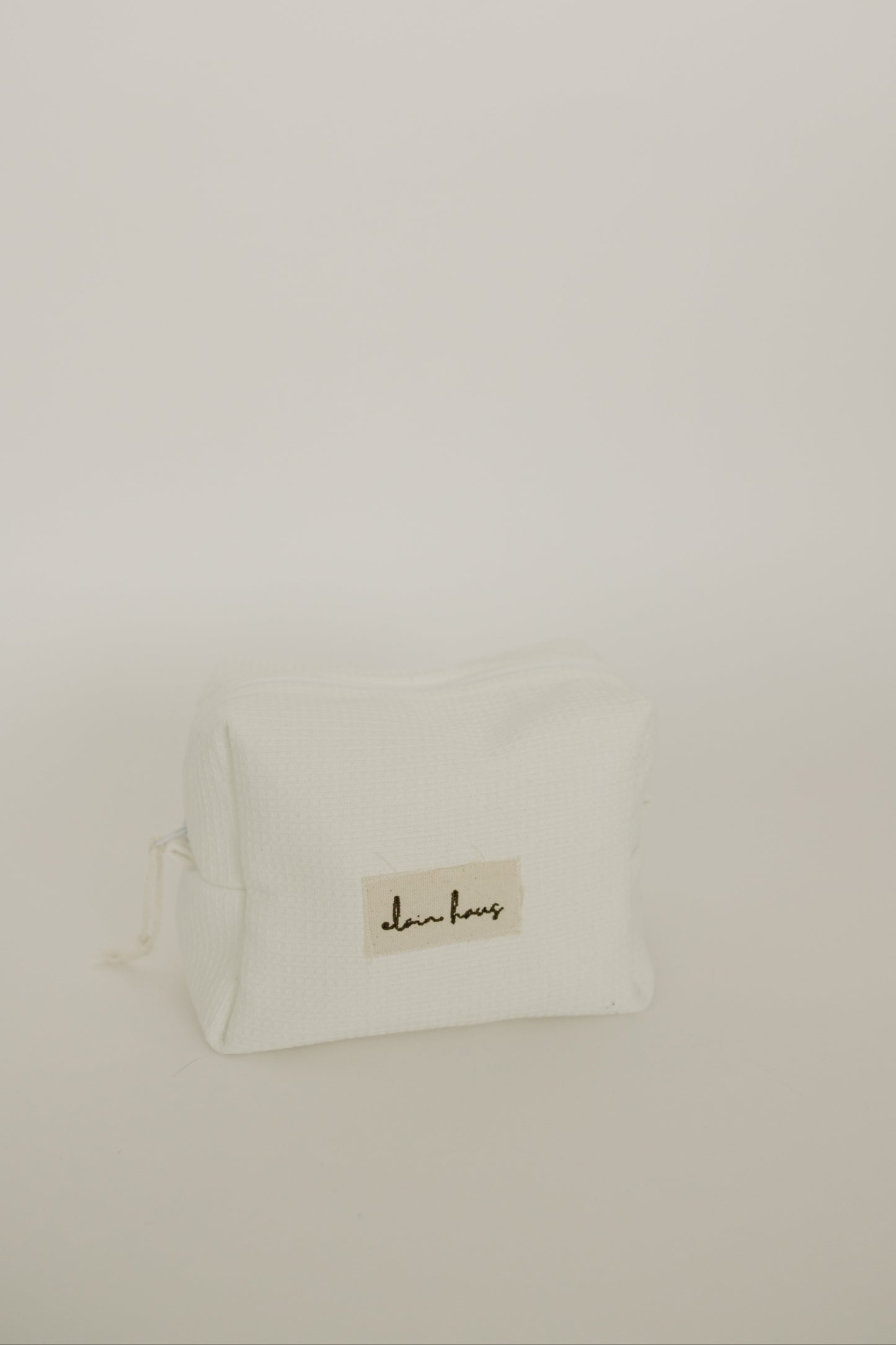 White Waffle Toiletry Bag