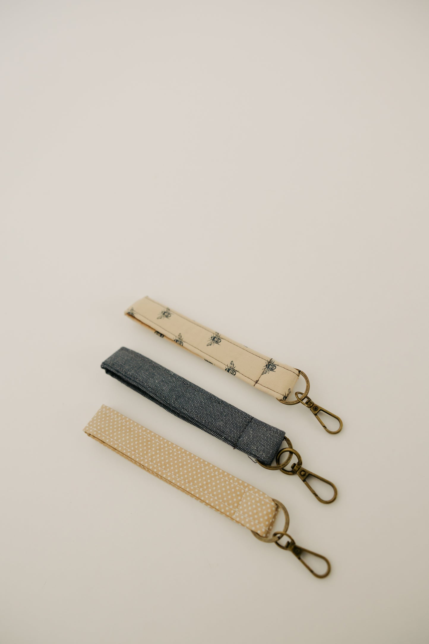 Yellow Polka Dot Keychain