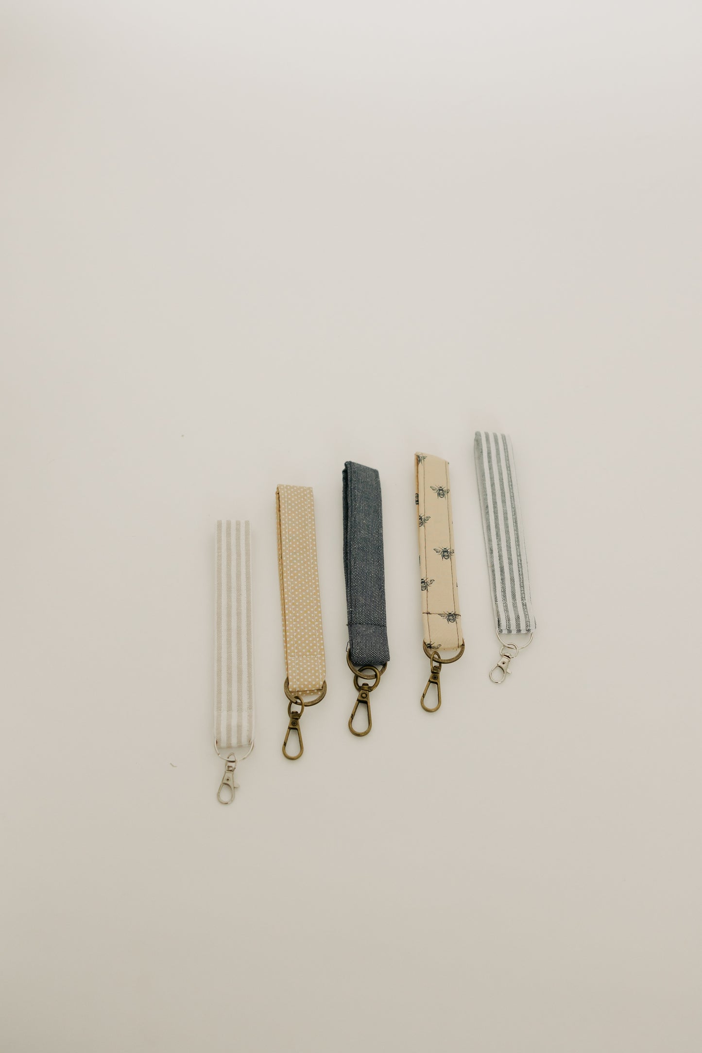 Yellow Polka Dot Keychain