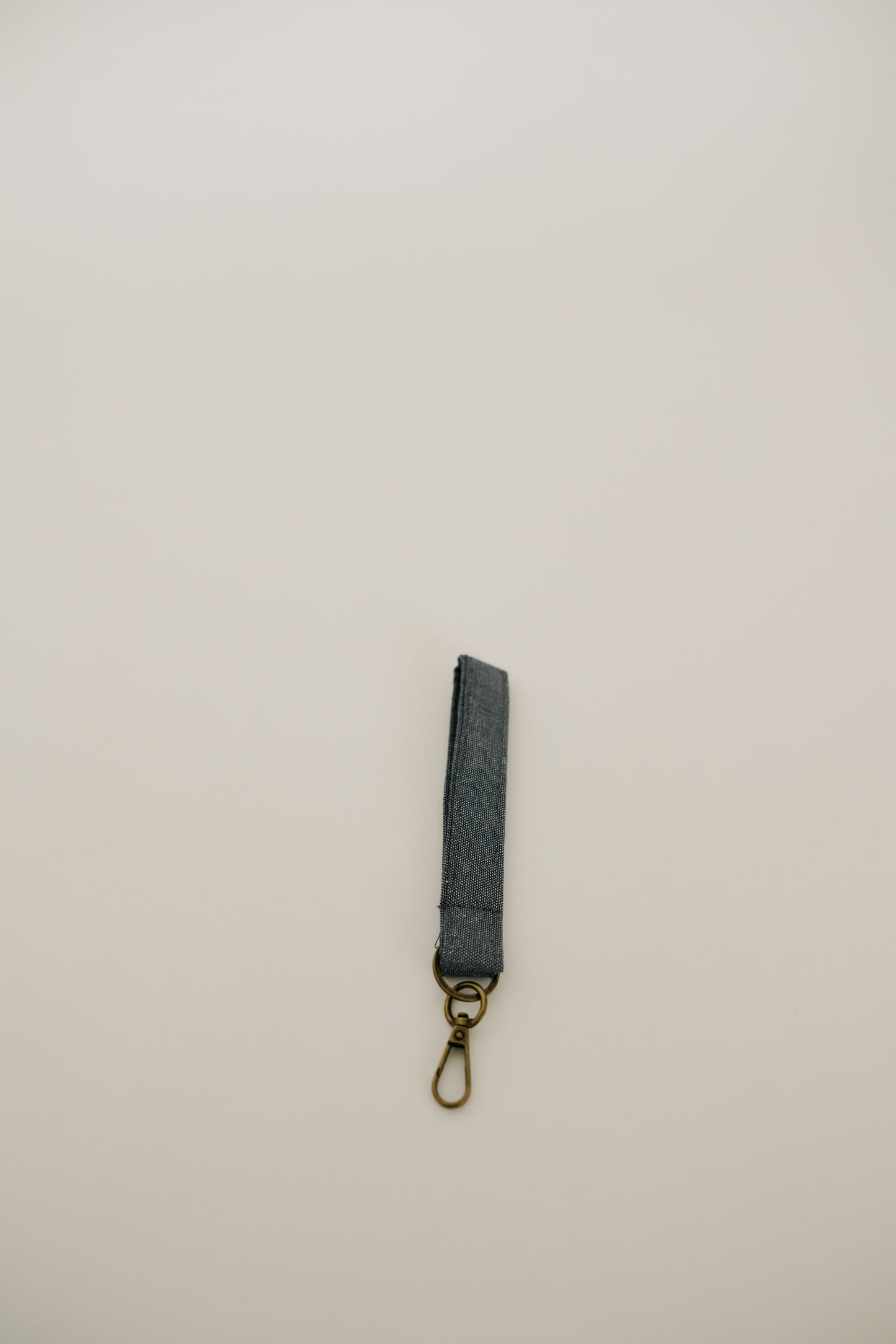 Blue Denim Keychain