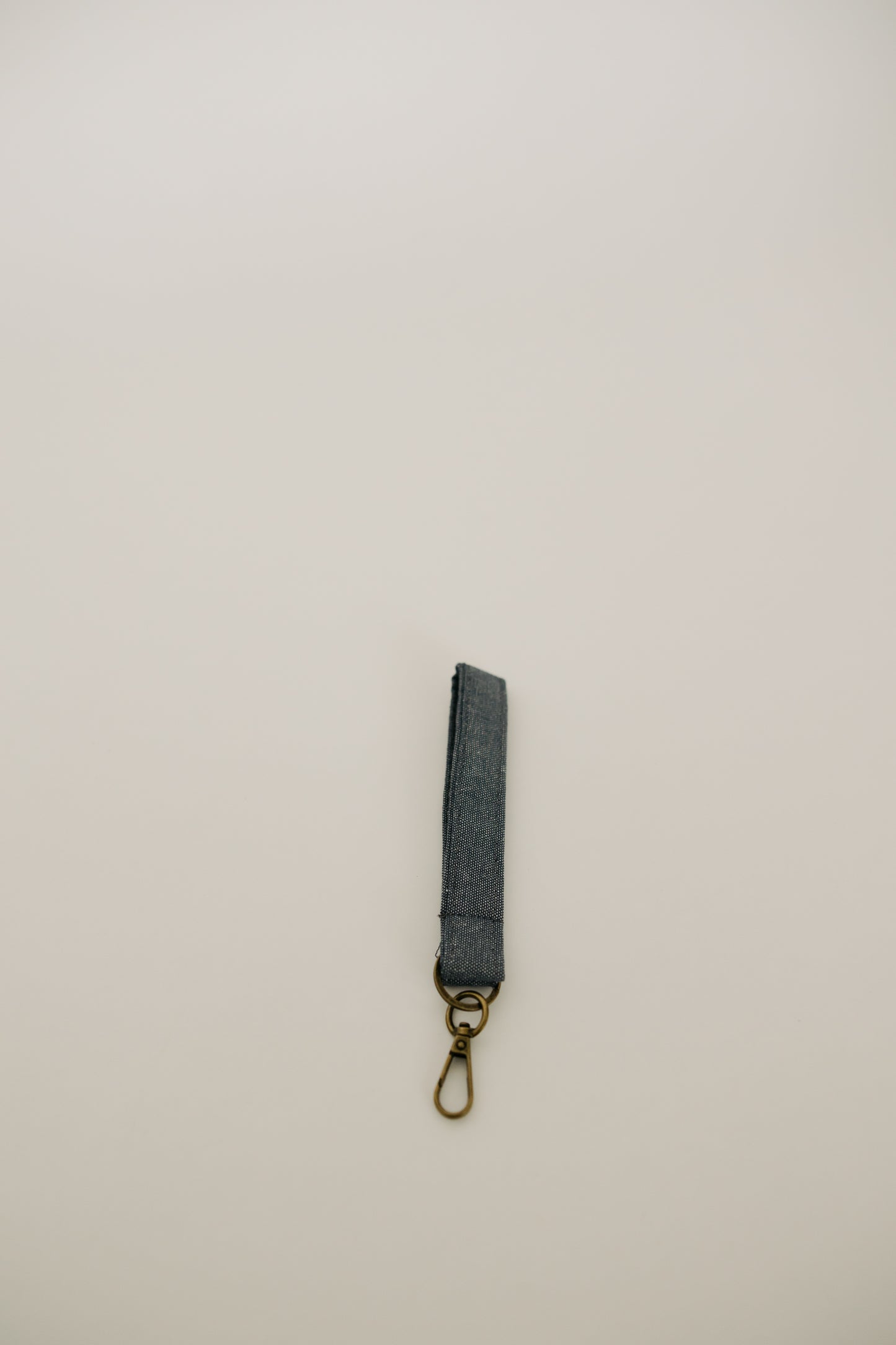 Blue Denim Keychain